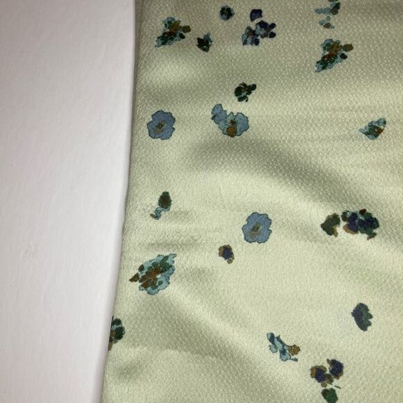 Vince Asymmetrical Floral Dress Mint Size XXS - Picture 12 of 16